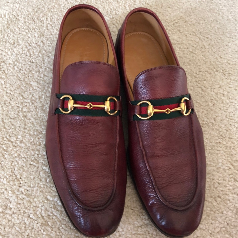 Men’s Gucci loafer shoes brown